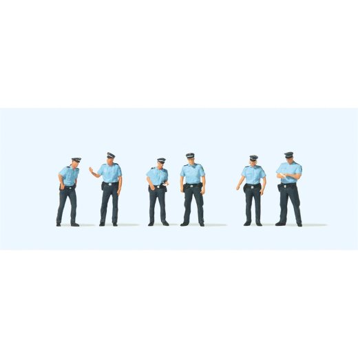 Preiser 10743 - H0 Polizei. Sommeruniform. Deuts