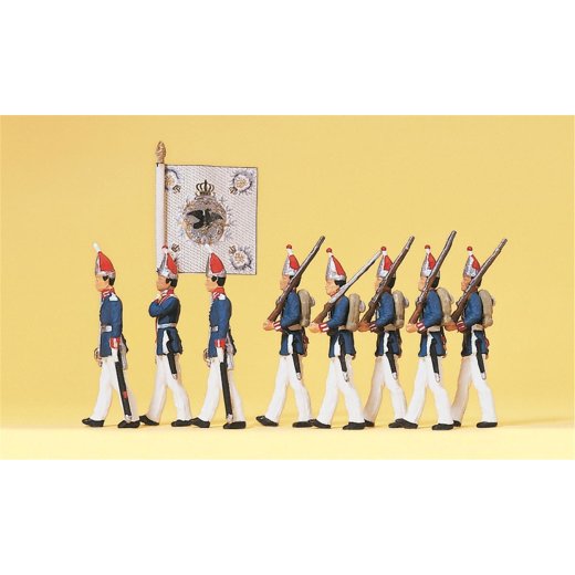 Preiser 12188 - H0 1. Garderegiment zu Fu&szlig;. Pots