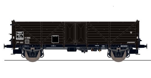 Exact-Train EX20351 - H0 FRANCE Klagenfurt (Blecht&uuml;r) Epoche III