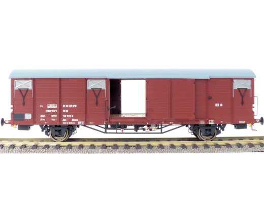 Exact-Train EX20479 - H0 DR G&uuml;terwagen Glmms 01 MC RIV OPW 50 DR 150 1533-0, 7 Sicken, T&uuml;r mit Verst&auml;rkung, Epoche Iva (Zu &ouml;ffnenden T&uuml;ren)