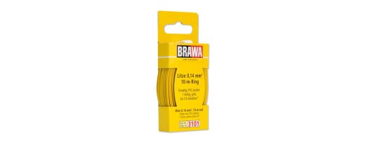 Brawa 3101 - Litze 0,14 mm&sup2;, gelb Ep.