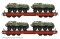 NPE NW 22109 - H0 G&uuml;terwagen Samms 4860 Milit&auml;rtransport NVA - Set C EP 4