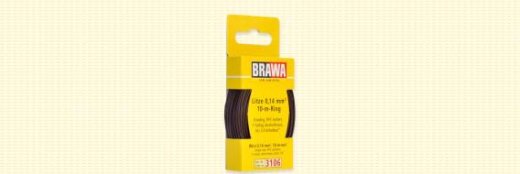 Brawa 3106 - Litze 0,14 mm&sup2;, 10 m Ring dbr Ep.