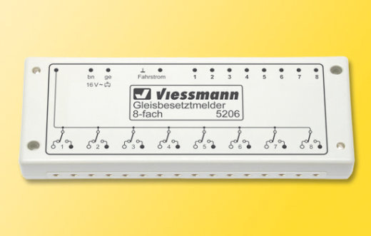 Viessmann 5206 - Gleisbesetztmelder, 8-fach