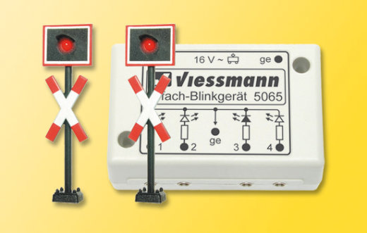 Viessmann 5801 - N Andreaskreuze,2 St.+Blinkel