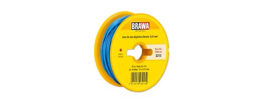 Brawa 3213 - Litze f&uuml;r digitalen Einsatz, 0,25 mm&sup2;, blau Ep.