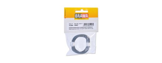 Brawa 32407 -  Hochflexible Decoderlitze, 0,05 mm&sup2;, grau