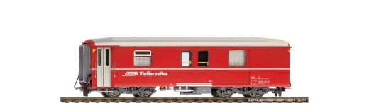 Bemo 3248152 - RhB DZ 4232 Gepackwagen rot