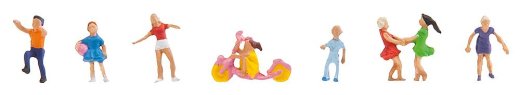 Faller 155338 - Spielende Kinder