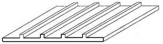 Evergreen 504542 - Strukturplatte, 1x150x300 mm,