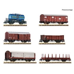 Fleischmann 880906 - N 6-tlg. Set G&uuml;terwagen DB