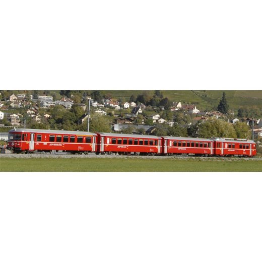 Bemo 7243156 - RhB Be 4/4 516/ ABDt 1711 Pendelzug (4-tlg.)