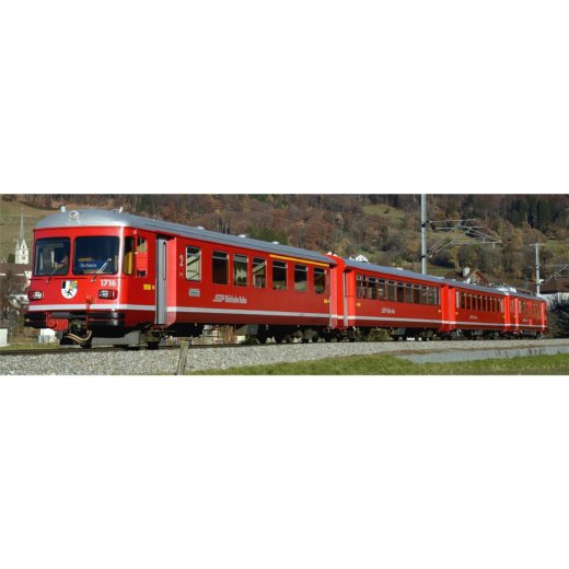 Bemo 7343164 - RhB Be 4/4 514/B 2414/B 2313/ABDt 1715  Pendelzug mit Sound