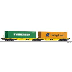 Tillig 18069 - Containertragwagen Sggmrs der CLIP...