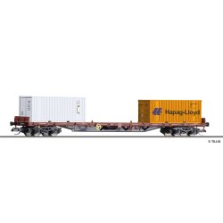 Tillig 18134 - Containertragwagen Rgs der BDZ, Ep. VI