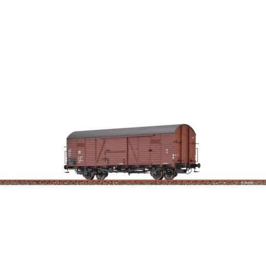 Brawa 50453 - H0 Gedeckter G&uuml;terwagen Gbklr DR IV