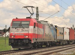 Piko 59064 - E-Lok BR 185.2 Grenzenlos RheinCargo VI +...