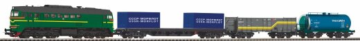 Piko 97940 - H0 S-Set G&uuml;terzug SZD M62 + 3Wagen A-Gleis &amp; B V