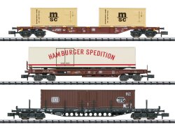 Minitrix T18702 - Containerwagen-Set Containerv