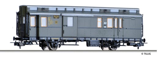 Tillig 74968 - H0  Packwagen mit Postabteil PwPosti-34 der DRG, Ep. II