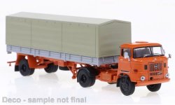 Brekina 71202 - H0 IFA W 50 PP-SZ dunkelorange, schwarz,...