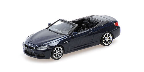 Minichamps 870027330 - H0 BMW M6 Cabrio -2015- Blue metallic