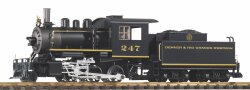 Piko 38239 - G-US Dampflok mit Tender Mini-Mogul D&amp;RGW