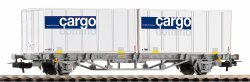 Piko 58732 - Postcontainerwg. mit 2x 20 Container Cargo...