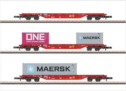 M&auml;rklin 82640 - Z Container-Tragwagenset Sgns 6