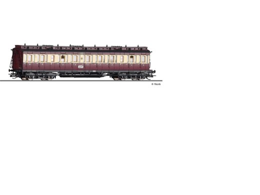 Tillig 13166 - TT Reisezugwagen 3. Klasse &bdquo;Ruhr-Schnellverkehr&ldquo; der DRG, Ep. II