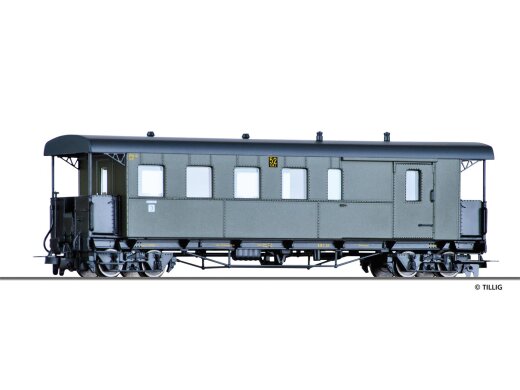 Tillig 13966 - H0m Personenwagen mit Gep&auml;ckabteil CPw4i der NWE, Ep. II