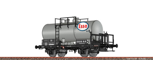 Brawa 50850 - H0 Kesselwagen 2-achsig Z[P] &quot;Esso&quot; DB III