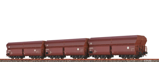 Brawa 50878 - H0 Sch&uuml;ttgutwagen Fals 175 und Fals 176 DB, 3er-Set IV