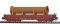 Busch 31181 - Flachwagen  4818 DR mit Flans