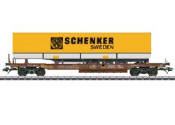 M&auml;rklin 47438 - H0 Taschenwagen Schenker Sweden AAE