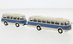 Brekina 58274 - JZS Jelcz 043 Bus mit PA 01 hellbeige,...