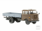 H&auml;dl 121045-16 - IFA W50L Speditionskabine, Holzpritsche, Mahagonibraun