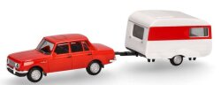 Herpa 028585 - Wartburg 353 82 Limousine mit Qek-Junior