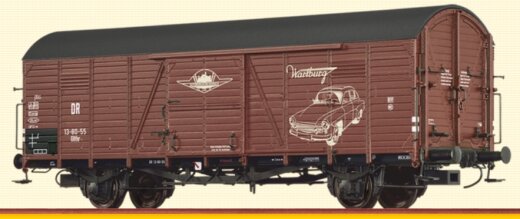 Brawa 50481 - H0 Gedeckter G&uuml;terwagen Glthr &bdquo;Wartburg&rdquo; der DR III