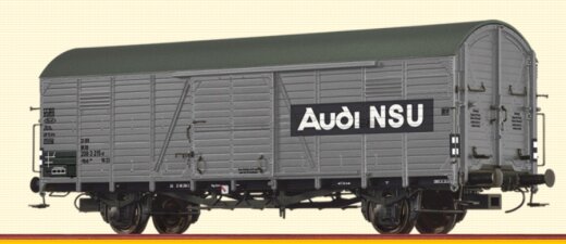 Brawa 50483 - H0 Gedeckter G&uuml;terwagen Hbck291 &bdquo;Audi NSU&rdquo; der DB III