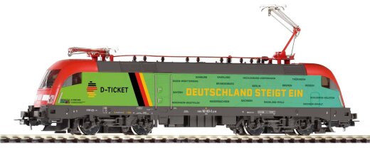 Piko 57827 - ~E-Lok Taurus Deutschland-Ticket DB AG VI + PluX22 Dec.