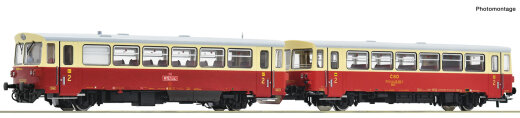 Roco 7710010 - Dieseltriebwagen M 152 0262 mit Beiwagen, CSD DCC Digital / Sound