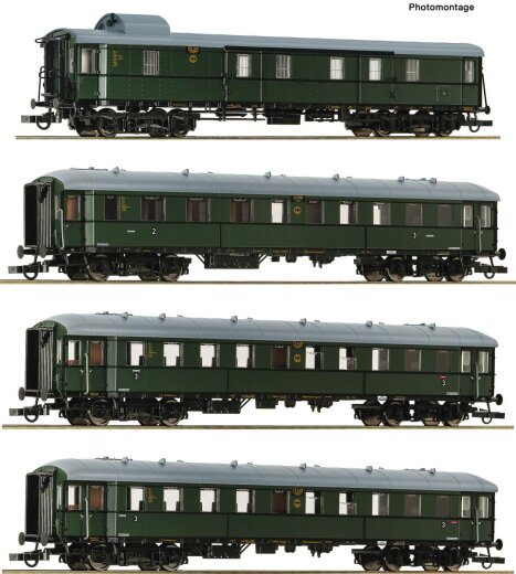 Roco 6200056 - 4-tlg. Set 1: &bdquo;Zwickauer Traditionszug&ldquo;, DR DC