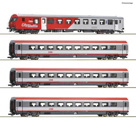 Roco 74047 - 4-tlg. Set: IC 515 &bdquo;Hahnenkamm&ldquo; , &Ouml;BB DCC