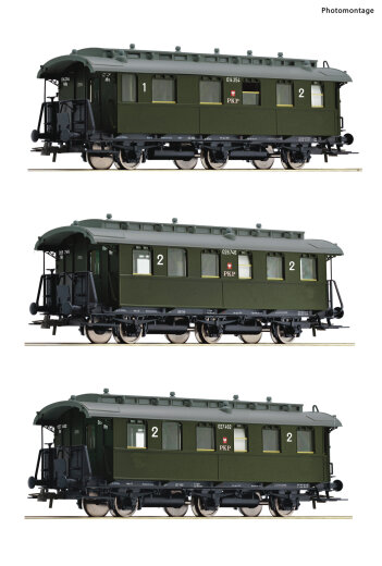 Roco 6200059 - 3-tlg. Set: Personenwagen, PKP DC