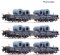 Roco 76002 - 3-tlg. Set: Schwerlastwagen, DB DC