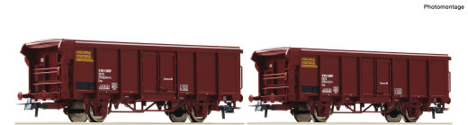 Roco 6600082 - 2-tlg. Set: Rolldachwagen, FS DC