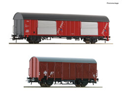 Roco 6600074 - 2-tlg. Set: Postwagen, NS DC