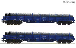 Roco 6600099 - 2-tlg. Set: Rungenwagen, PKP Cargo DC