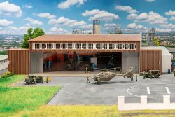 Faller 144111 - Hangar mit Hubschrauber